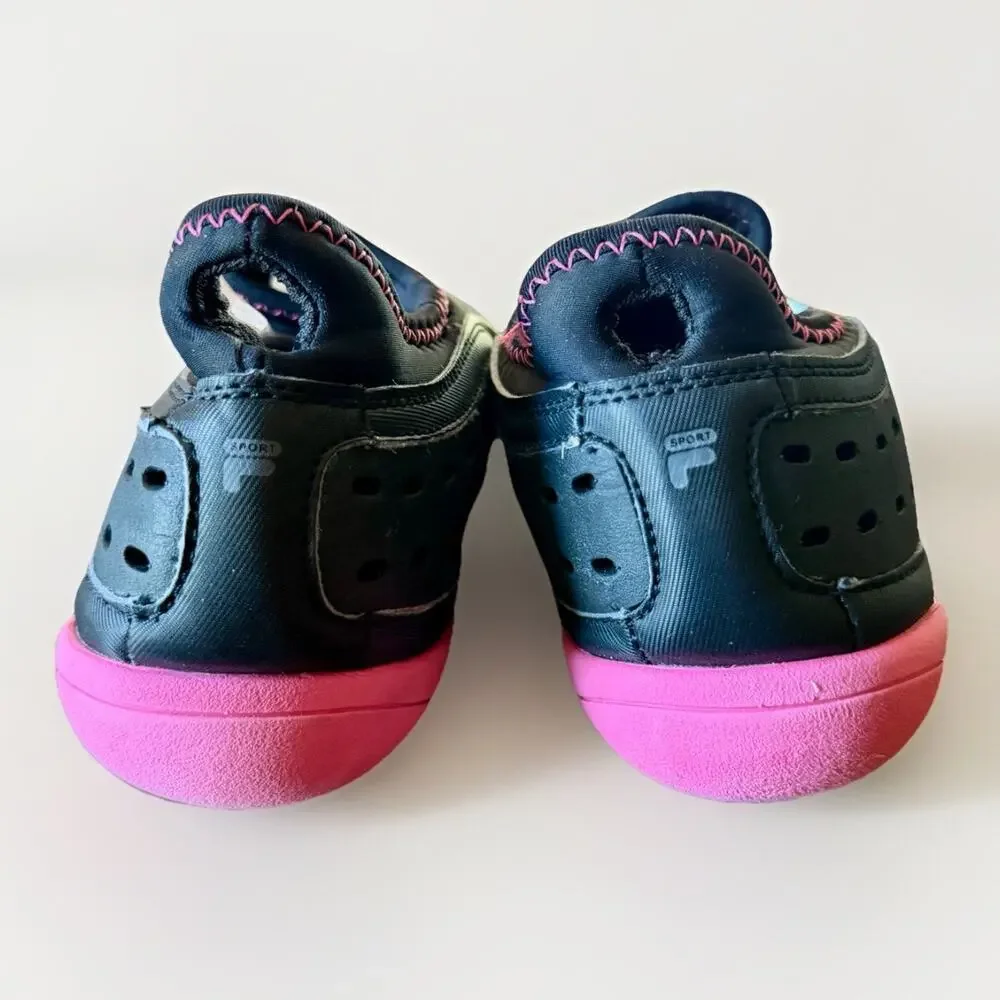 Fila Skele-Toes Shoes Women’s Size 11 Black Pink Toe water‎ Barefoot